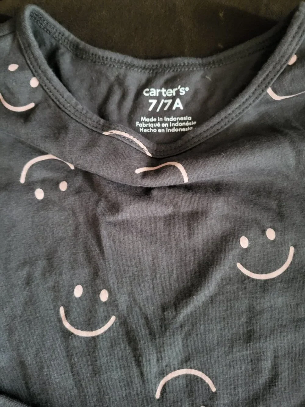 Girls Carter's Smiley Face Dress size7